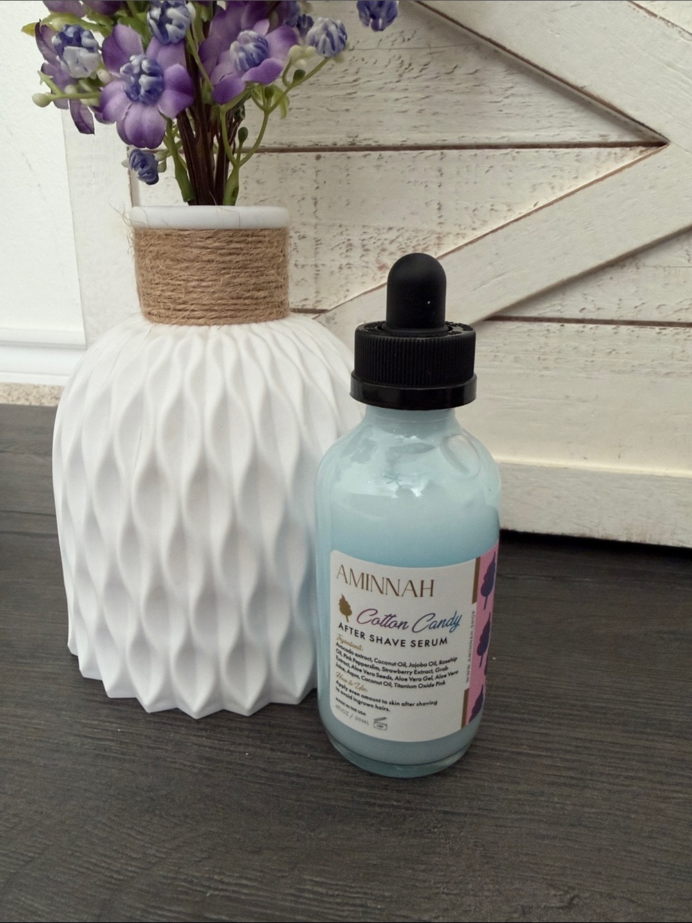 Aminnah Cotton Candy After Shave Serum - Blue